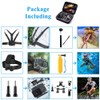 ASOCEA 20-In-1 Action Camera Accessories Kit Compatible with Campark ACT74,