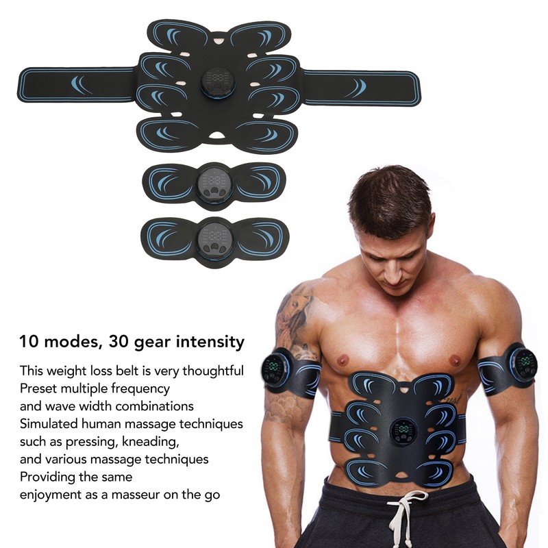 Abs Stimulator Muscle Toner Ab Machine Abdominal Toning Belt Portable