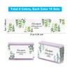 PH PandaHall 90pcs Watercolor Leaves Soap Wrappers, 9 Styles Plant