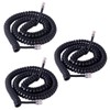 1st Choice Phone Cord, Black, 3 Pack, Universally Compatible