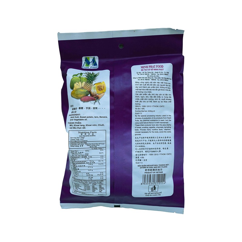 Fruit Food Mixed Fruit Chips, Dried Fruit Chips, Trai Cay