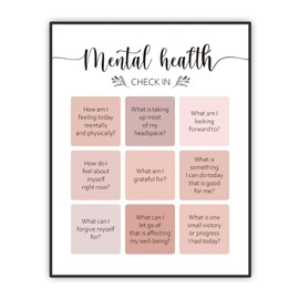 Mental Health Poster, Psychology Therapy Office Decor, Counseling Office Must Haves, School Counselor Supplies, Inspirational Positive Poster, Psychology Gift, 11x14 Inch Unframed
