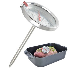Meat Thermometer Steak Thermometer Kitchen Thermometer Grill Thermometer Roasting Thermometer with Checking Needle 12 cm