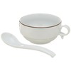 Hakusan Toki ama-529811 S-Shaped Soup Bowl 15.9 fl oz (450