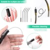 Straw Cleaner Brush, Pipe Tube Cleaner Brush Set Small Bottle