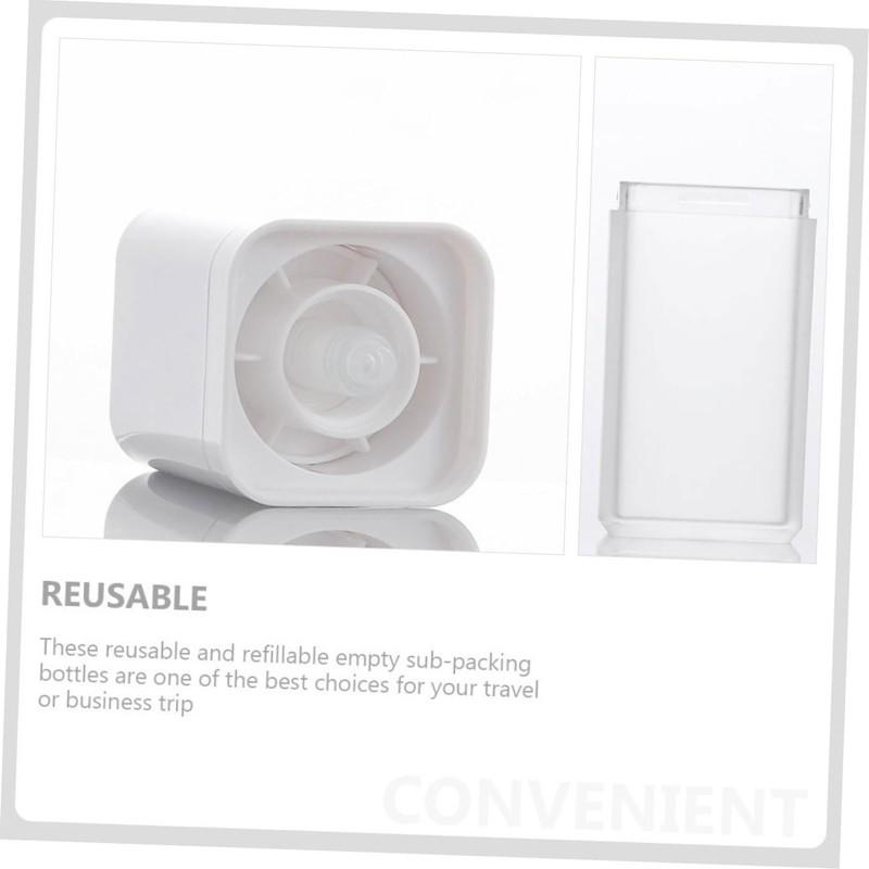 SAFIGLE Refillable Lotion Pump Bottle Travel Vacuum Pump for Skincare