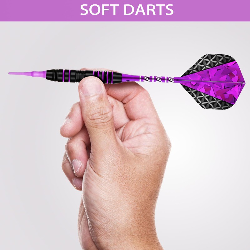 Lavishio Set di freccette Soft Tip – Set di punte