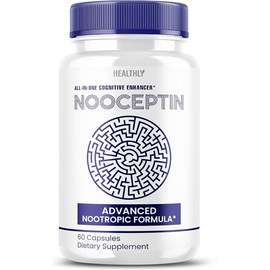 Healthly Nooceptin All-In-One Cognitive Enhancer Brain Dietary Supplement (60 Capsules)