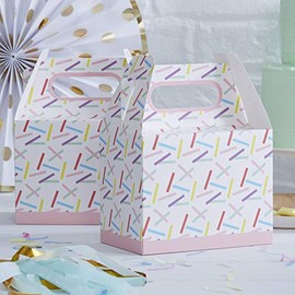 Ginger Ray PM-924 Pick and Mix Sprinkles Party Boxes (Pack of 5), Multi-Colour