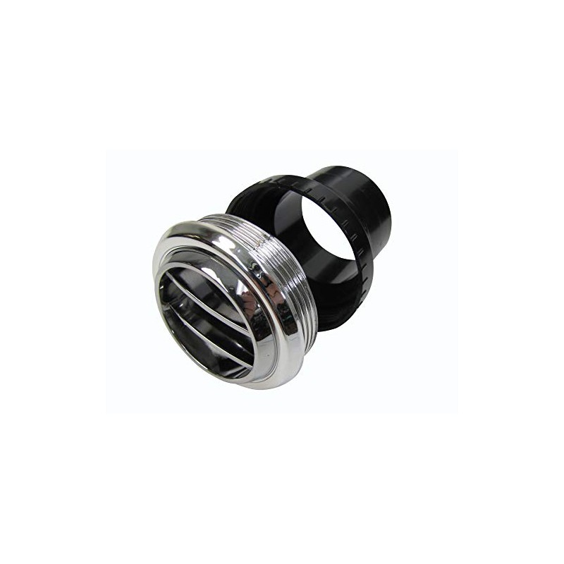 Indash Round Chrome Vent/Louver for 2" Duct Hose #32-13
