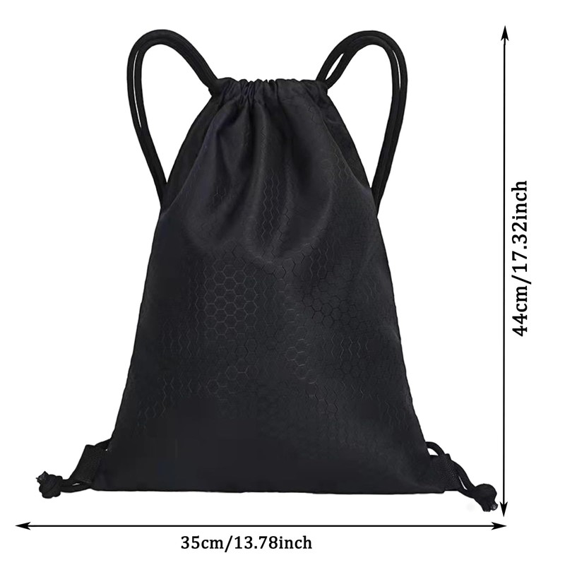 ZningEsxi Drawstring Backpack Bulk String Bag Water Pocket Gym Sports
