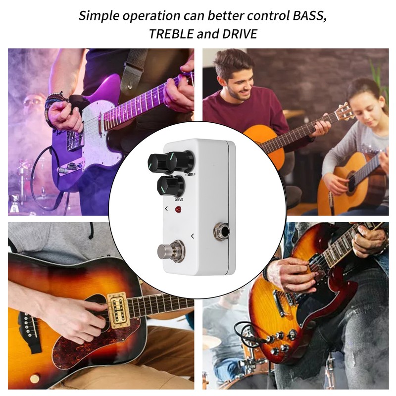 Guitar Effect Pedal BOOSTER Mini Single Adjustable Musical Instrument Accessory