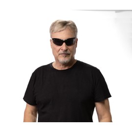 Bifocal Safety Glasses - Safety Glasses with Readers for Healthcare, Woodworkers, Motorcyclists, Workshop - Ansi Z87+ (Smoke Gray, +1.50 Diopter)