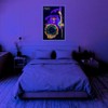 Scorpio Posters Mystic Wizard - Flocked Blacklight Poster - 23"