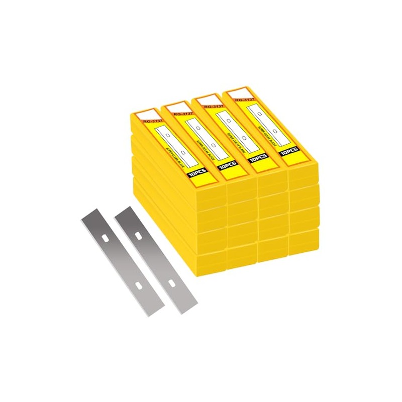 WRAPXPERT 4 Inch Scraper Blades 160 PCS Razor Scraper Blade