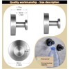 DSXHXXKG Suction Cup Hooks for Shower，2025 Upgraded Drill Free， Suction