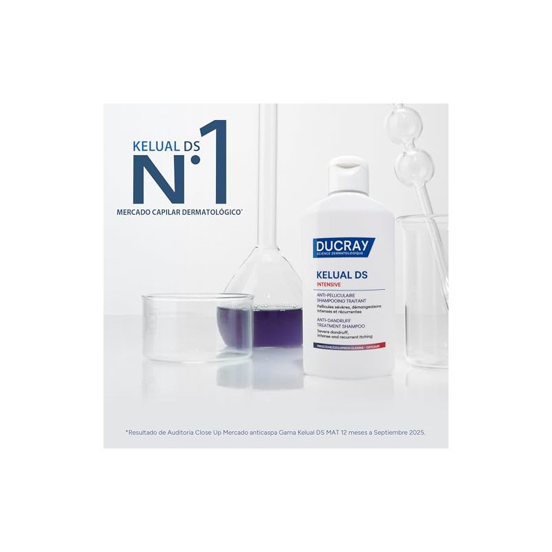 Ducray Kelual DS Intensive Shampoo Anticaspa Dermatitis Seborreica, 100ml