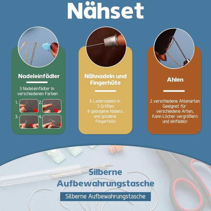 Wankon 41 Pieces Bookbinding Set Bookbinding Tools Bookbinding Materials 3