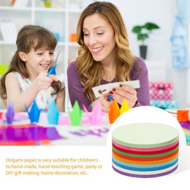 Set of 500 Presentation Cards - 10 cm Round Presentation Cards, 10 Colours, Metaplane Cards, Rounds, Colourful Cards for Office, School, Presentation and Presentation, Lecture