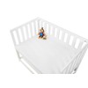 Pinolino 540004-0D Doppelpack Spannbetttuch, weiß