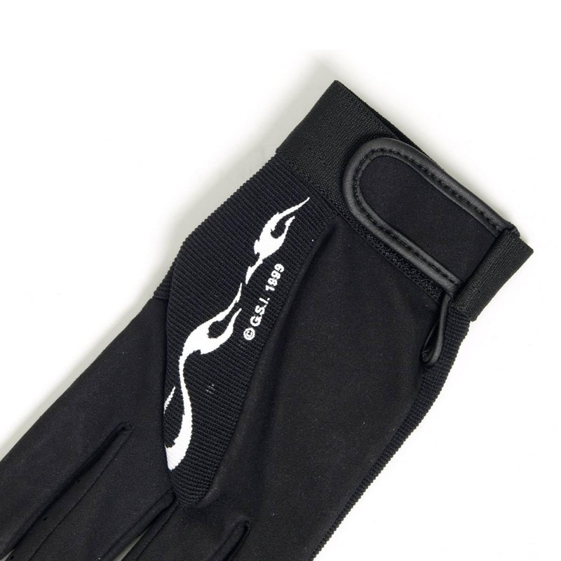Hot Leathers Skull and Crossbones Mechanic Gloves (Black, X-Large)