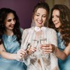 Team Bride Drinking Straws (25pcs) Rose Gold Drinks Utensils for