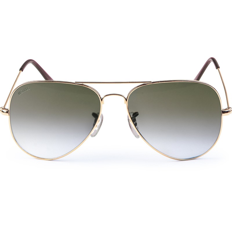 MSTRDS PureAv Sunglasses, (Gold/Brown), One Size