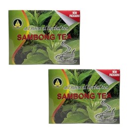 Pack of 2 Sambong Herbal Tea - 20 Teabags Per Pack - Organic Tea Bags - Herbal Tea from Philippines