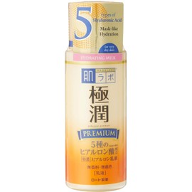 Rohto Hadalabo Gokujyun Premium Hyaluronic Acid Milky Lotion 4.7floz/140ml 2 bottle set
