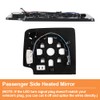 Senzeal Passenger Side Heated Mirror Upper Tow Mirror Glass Replacement