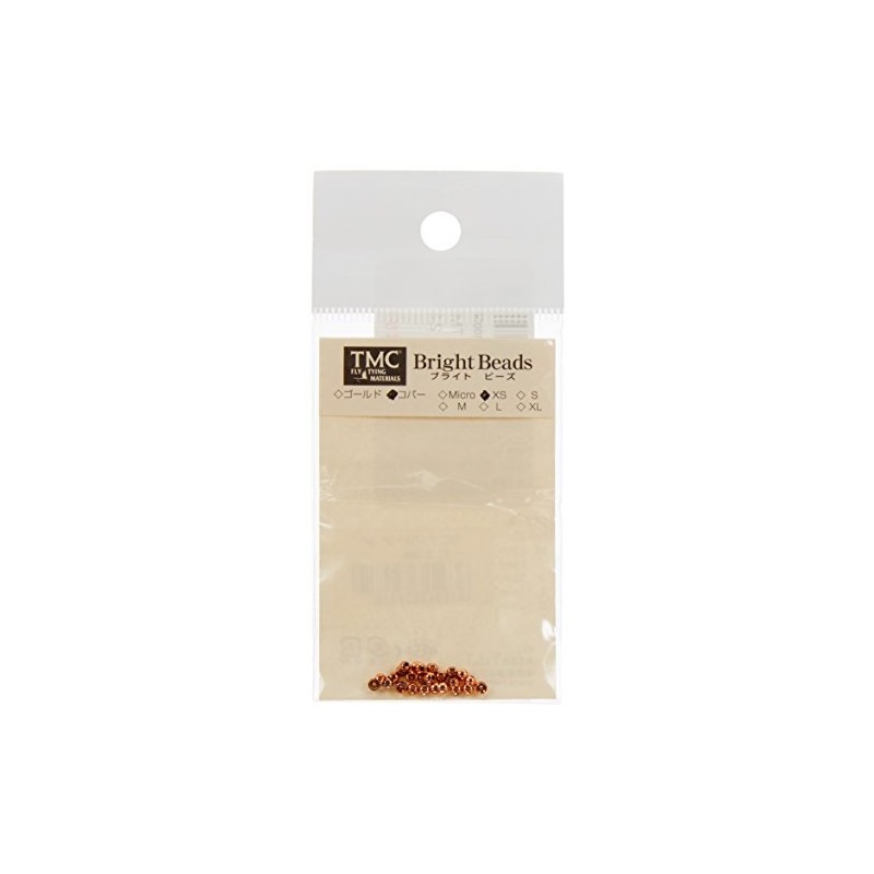 TIEMCO Fly Tying TMC Bright Beads Copper XS 2.3mm