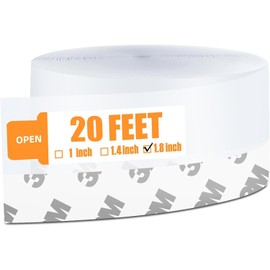 20 Ft Weather Stripping Door Seal Strip Tape, Silicone Door Draft Stopper,Self Adhesive Shower Door Bottom Seal, Door Insulation Strip for Door Frame Windows and Glass Gaps (Transparent, 45mm)
