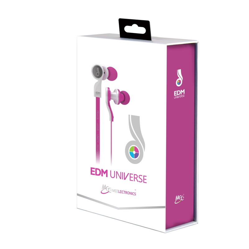 MEE audio EP-D1P-PK-MEE Con micrófono In-ear Rosa