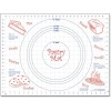 First Dawn Flexible Plastic Pastry Mat 24" x 18" Made