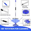 63” Long Handle Car Wash Brush Microfibre Extendable Cleaning Mop