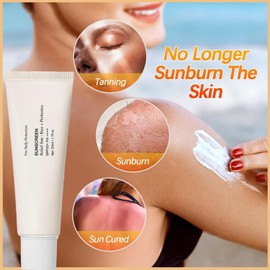 2 PCS Korean Sunscreen Cream, Relief Sun Organic Sunscreen SPF50+, Korean Cream Rice and Probiotics, Korean Sunscreen SPF50+ PA++++ for Outdoor UV Defens (2)