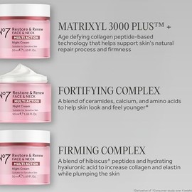 No7 Restore & Renew Night Cream 50 ml by No7