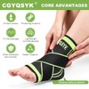 Ankle Brace, Adjustable Compression Ankle Support Men & Women, Strong