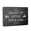 A5 Please Clean Up After Your Dog Sign - 3mm