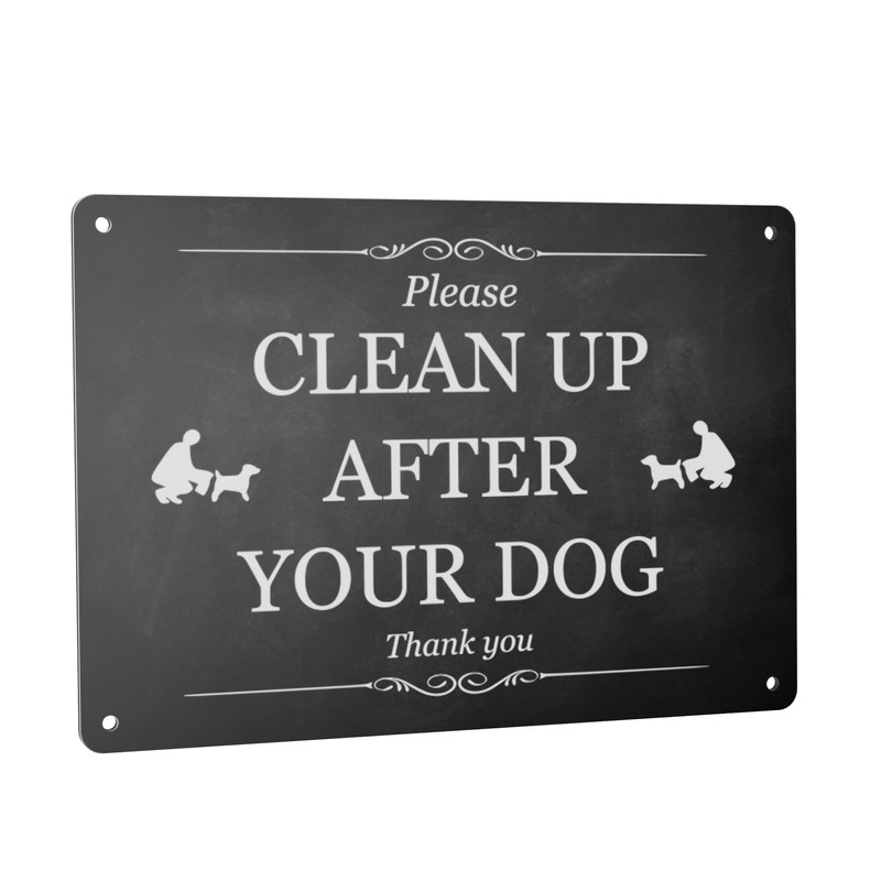 A5 Please Clean Up After Your Dog Sign - 3mm