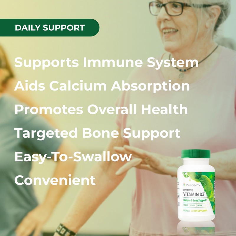Youngevity Ultimate Vitamin D3 5000 IU with K2 – High-Potency