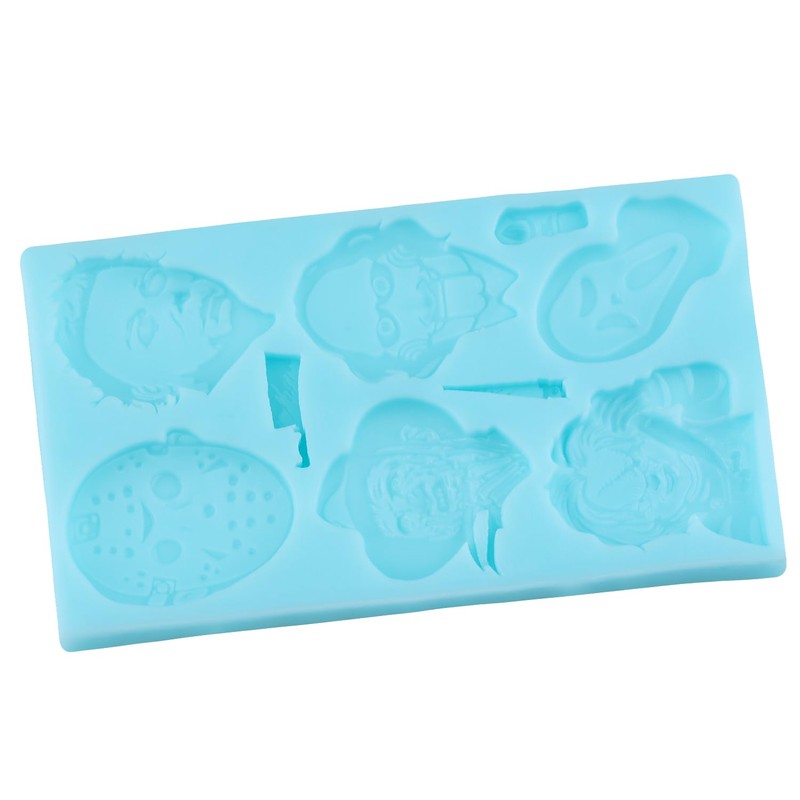 Halloween Silicone Molds Horror Cartoon Character Fondant Mold