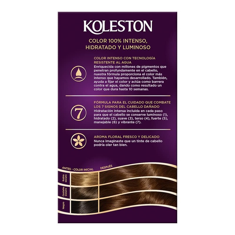 Koleston Tinte Permanente 34 Castaño Oscuro Hipnótico, 70 ml -