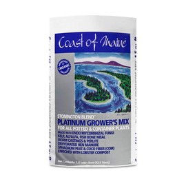 Coast of Maine CMSBO15 Stonington Blend Organic Growers Potting Soil Mix with All Natural Oceanic Ingredients for Planters and Pots, 1.5 Cubic Feet