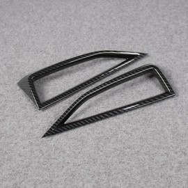 RUIQ Subaru Crosstrek Impreza GU Series Interior Central Air Conditioner Ring Garnish Design for Subaru Crosstrek Impreza (Carbon Fiber Black Specification)