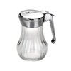 Ibili Honey Dispenser, Transparent/Silver, 8 x 8 x 15 cm