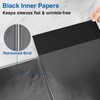 Sooez Art Portfolios 12"x18", Large Portfolio Folder with 30 Pockets