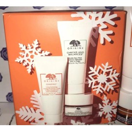 Origins GinZing Eye Cream Energy Boosting Cream Checks and Balances 3 pc Set NEW