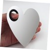 Ipetboom Cosmetic Palette Heart Shaped Spatula Stainless Steel for Makeup