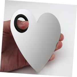 Ipetboom Cosmetic Palette Heart Shaped Spatula Stainless Steel for Makeup Artists Enthusiasts
